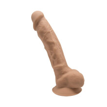 SILEXD - MODEL 1 REALISTISCHE PENIS PREMIUM SILEXPAN SILICONEN CARAMEL 17,5 CM