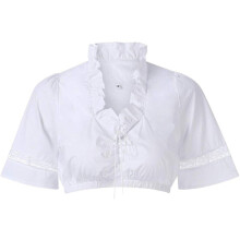 (Matwit -M) Dames Oktoberfest Elegante Dirndl Blouse Zwarte Dirndl Blouse Kant Blouse