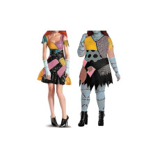 (A1 -L) Dames Tim Burtons The Nightmare Before Christmas Sally Glam kostuum voor volwassenen