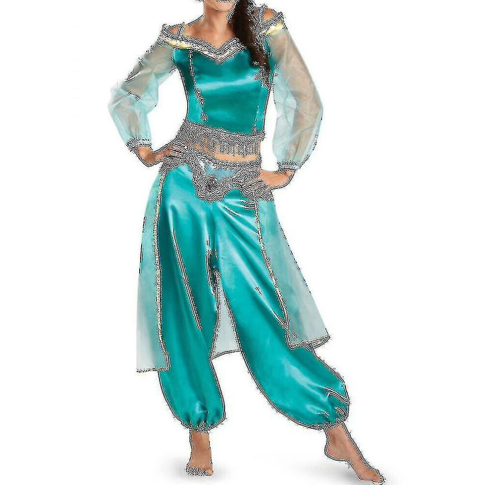 (Bleu Vert - L) Costume Femme Adulte Up