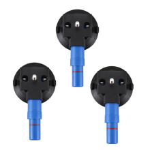 3 stuks 3 inch concave vacuümkop 75 mm zware handpomp zuignap met M6 schroefdraad