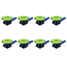 8 stuks 3 inch concave vacuümkop 75 mm zware handpomp zuignap met M6 schroefdraad