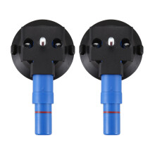 2x 3 inch concave vacuümkop 75 mm zware handpomp zuignap met M6 schroefdraad