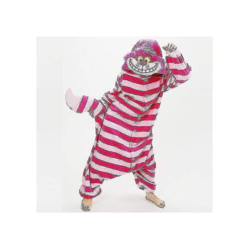 (S) Dames Cartoon Animal Cheshire Cat Pyjama