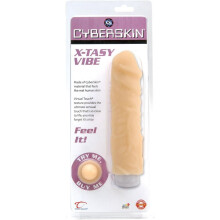 Topco Cyberskin X-Tasy Vibrator, Licht, 1 Stuk 7 INCH