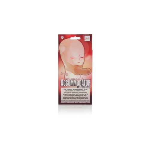 De originele Accommodator Latex Gezichtsband Dildo