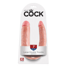 King Cock Grote Dubbele Problemen Flesh Dildo Dildo Dubbel - King Cock