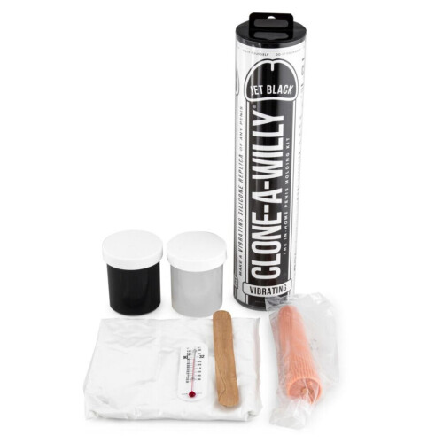 Clone A Willy Jet Black Dildo Moulding Kit Zwart OS 1