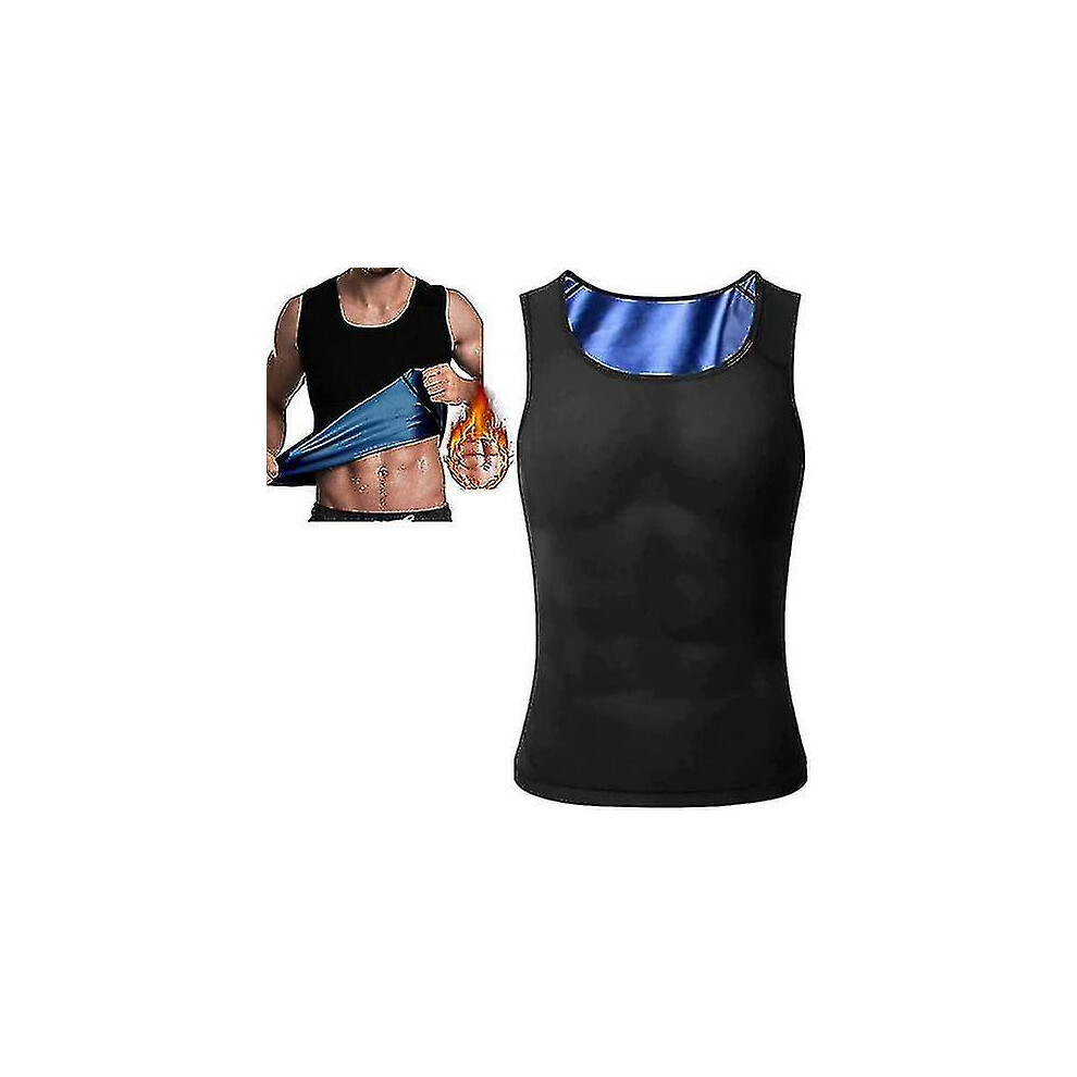 (Noir -XXL 3XL) Vêtements de sudation pour hommes et femmes Gilet de fitness en sueur-r