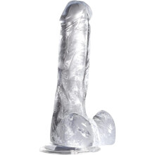 Transparante, heldere, realistische dildo's met zuignap, handsfree spelen