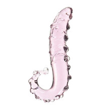 (Roze glazen tentakel - Roze) Glazen dildo seksspeeltje voor vrouwen