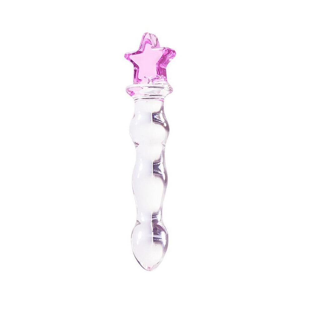 (Star Wand - Rose) Gode en verre Sex Toy Femme