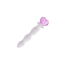 (Hart Wand - Roze) Glazen Dildo Seksspeeltje Vrouwen
