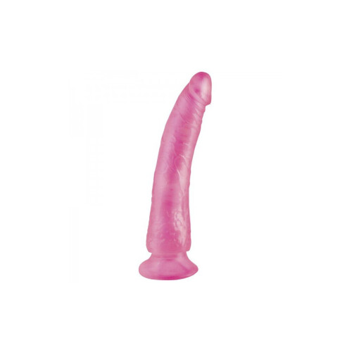 Basix Slim 7 Inch Roze Dildo met Zuignap