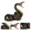 Realistisch rubberen slang Halloween-grappenspeelgoed - Python met open mond 7