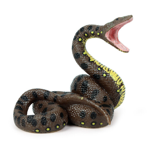 Realistisch rubberen slang Halloween-grappenspeelgoed - Python met open mond
