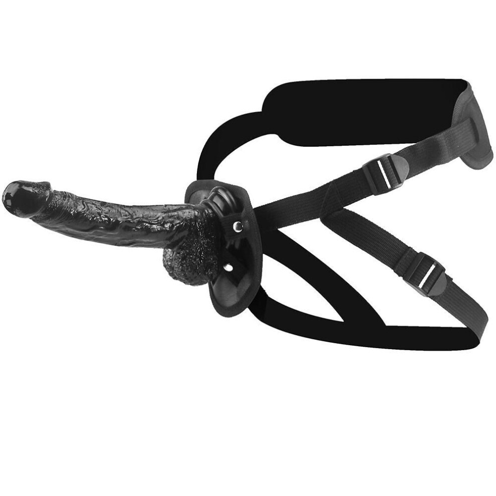 (noir - (M) Taille : 21,5 cm * 4 cm) Taille : 21,5 cm * 4 cm) Gode ceinture réaliste énorme pantalon