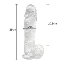 (transparant) Realistische grote dildo anale masturbator Zachte seksspeeltjes voor koppels Enorme gelei