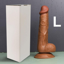 (L) Realistische enorme dildo voor vrouwen Zuignap Zacht huidgevoel Penis Sexy speeltje Vrouwelijke