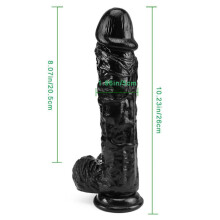 (zwart) Realistische grote dildo anale masturbator zachte seksspeeltjes voor koppels enorme gelei zuignap