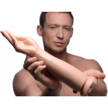 Realistische handvuistdildo van 15 inch met zuignap - flexibel en veilig