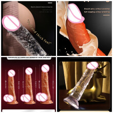 (FLESH 10CM) Realistische dildo met zuignap Enorme gelei nep grote penis dildo's seksspeeltjes voor