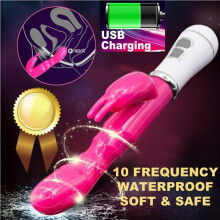 Realistische G-spot dildo vibrator - siliconen seksspeeltje voor volwassenen met dubbele motor