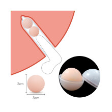 Erotische seksspeeltjes Penis Hoofdmassage Condoom Penisvergroting Lang Seksshop Dildo Silicagel Bal