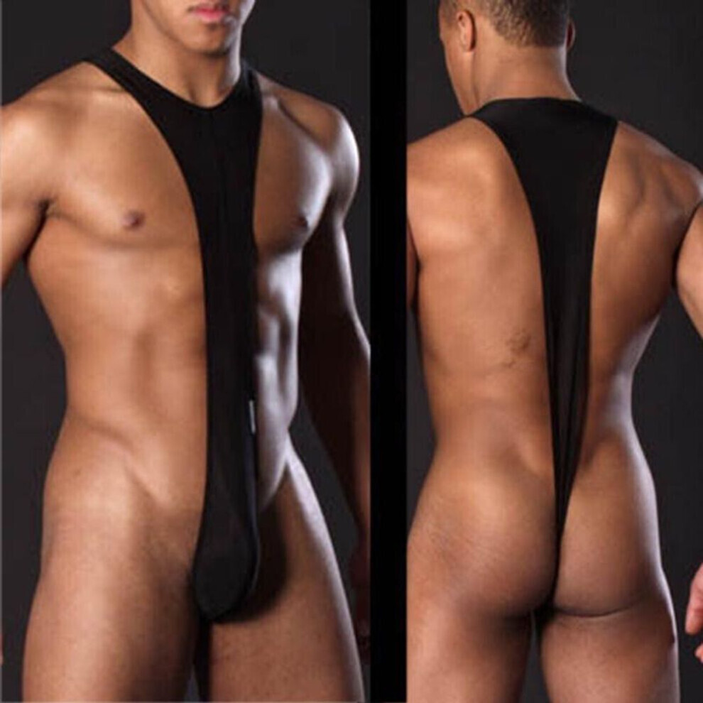 String sexy à bretelles pour homme, sous-vêtement taille basse, culotte