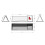 Magnetic Driving Instructor Roof Sign, White 3