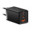 Seinälaite - BASEUS - GAN5 PRO - 2xUSB-C + USB - 65W - Musta 1