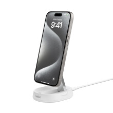 Support de chargement sans fil - Belkin - BoostCharge Pro - Magnétique - Convertible - Qi2
