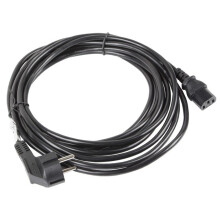Lanberg CEE 7/7 -> IEC 320 C13 10m VDE strømkabel sort