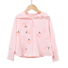 (Peach powder, 5XL150cm) 2025 Summer Kids' Sun Protection Jacket - Ultra-Thin, UV-Resistant & Breathable. Adorable Design for Boys & Girls, Lightweight Sunblock Coat