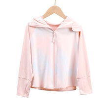(Colorful Powder, 4XL140CM) 2025 Summer Kids' Sun Protection Jacket - Ultra-Thin, UV-Resistant & Breathable. Adorable Design for Boys & Girls, Lightweight Sunblock Coat