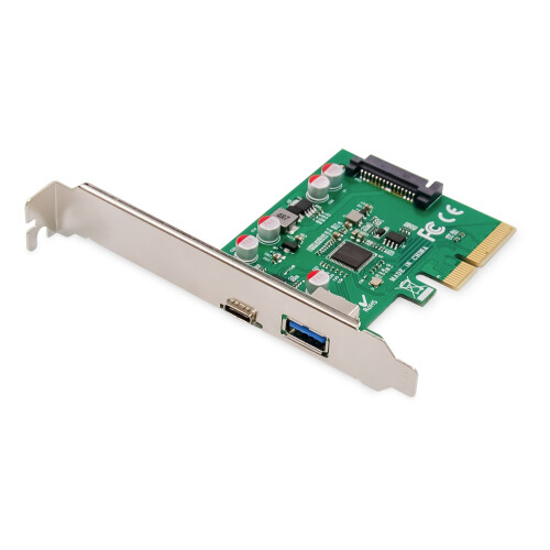Digitus DS-30225 2 porte Scheda controller USB 3.1 Gen 2 USB-A, USB-C PCIe