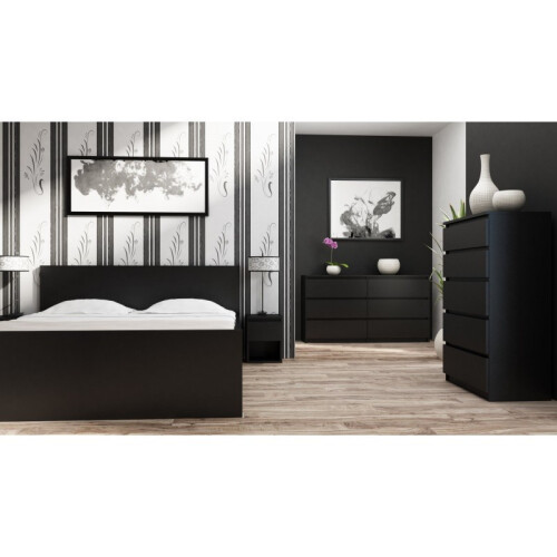 Malwa Commode M6/140 ZWART