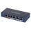 Hikvision Switch PoE - HIKVISION - DS-3E0106HP-E - 4 Porte 100M - 2 Uplinks - Budget 1