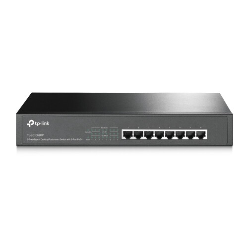 TP-LINK Ethernet Switch - TP-LINK - TL-SG1008MP - 8 Ports - PoE+ - 16 Gbps