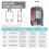 Suitcase Cover Protective Skin Elasticated Jean 26x28 inch Large 3