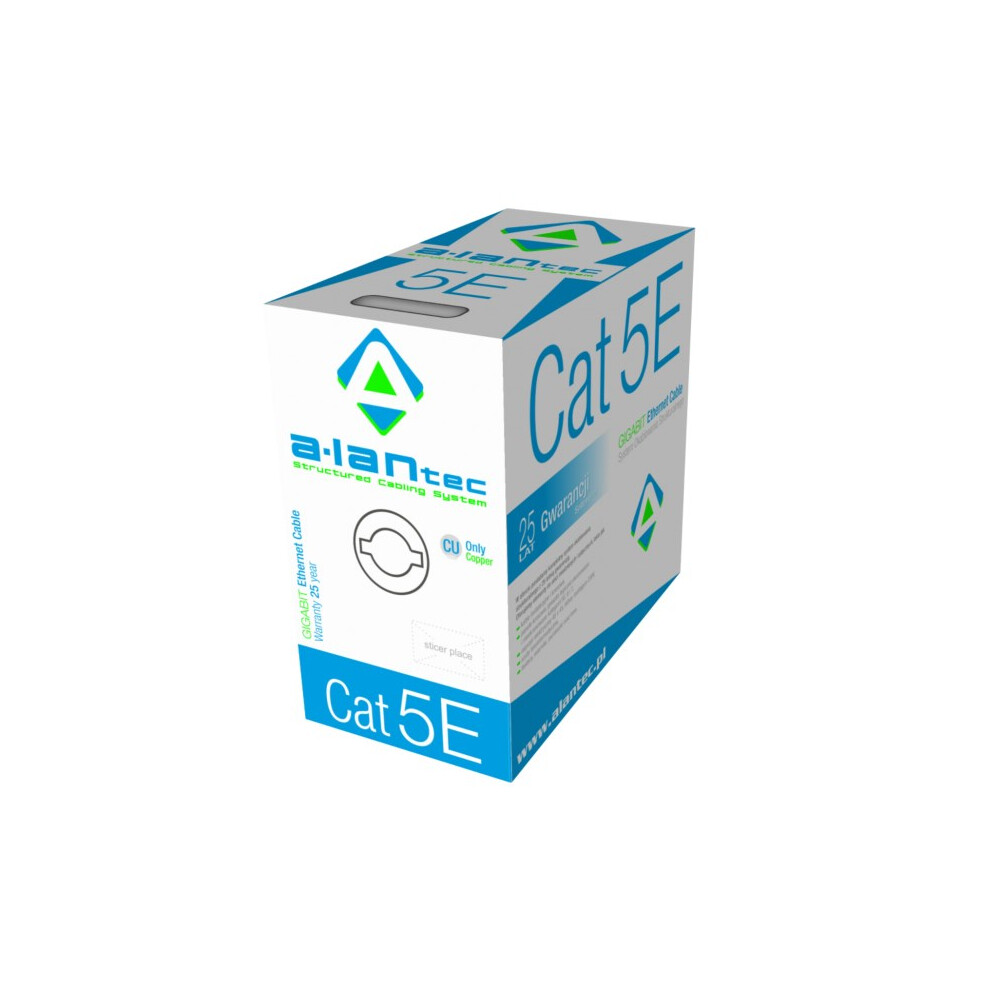 Alan Grau Alantec Utp-Kabel 4Pr Kat. 5E Pvc 305 M - Bild 5