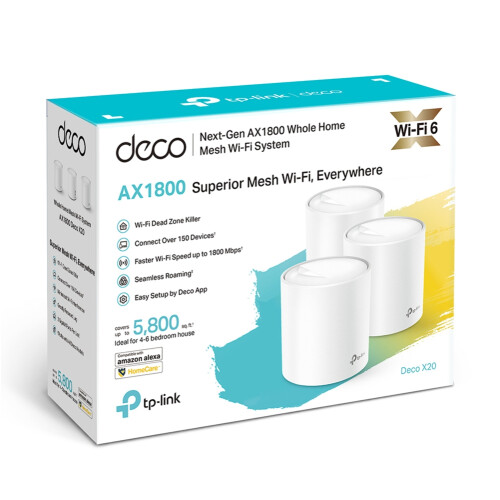 TP-LINK TP-Link AX1800 Whole Home Mesh Wi-Fi 6 System, 3-Pack 2