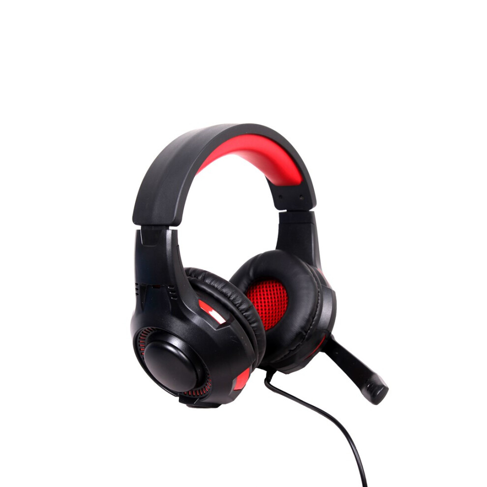 Gembird Ghs-U-5.1-01 Headphones/Headset Wi Head-Band Gaming Black/Red 8716309110693