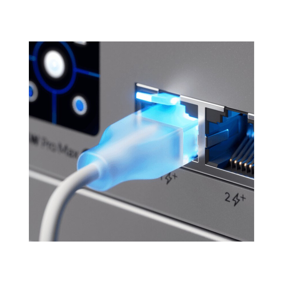 Ubiquiti Uacc-Cable-Patch-El-0.15M-W-24 Networking Cable Translucent, White Cat6 810084693483