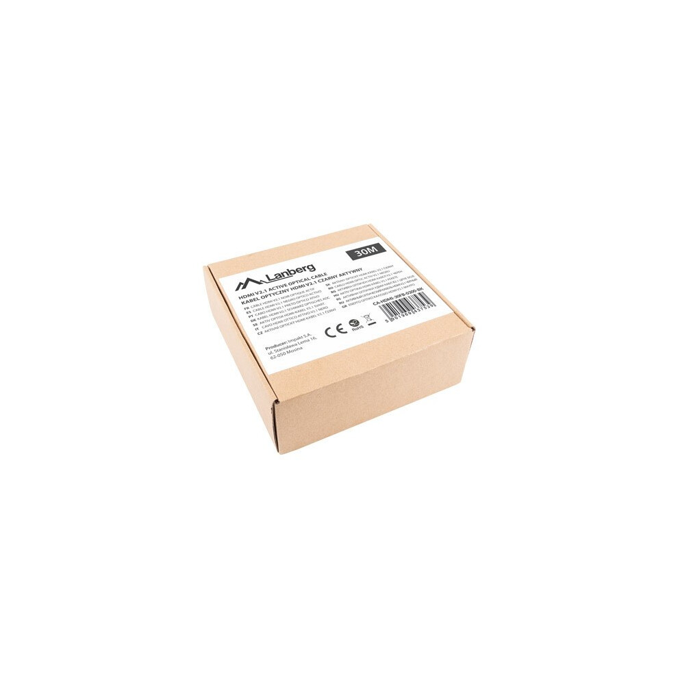Lanberg Cable Hdmi M/M V2.1 30M 8K Optical Aoc 5901969437539
