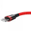 Kevlar USB-Kabel mit Lightning 2,1 A, 2 m - Grau/Rot 1