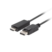 Lanberg DisplayPort (M) V1.1 - HDMI (M) adapterkábel 1,8 m fekete