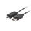 Lanberg DisplayPort (han) V1.1 - HDMI (han) adapterkabel 1,8m sort 1