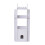 Living And Home (White) 4-Tier Kids Castle House Frame Rotating Bookshelf 5
