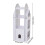 Living And Home (White) 4-Tier Kids Castle House Frame Rotating Bookshelf 7